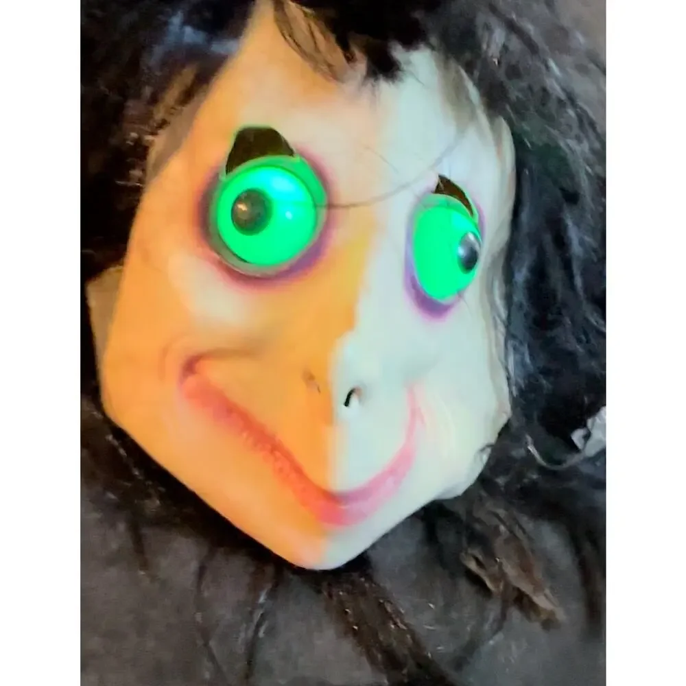 Adult & Teen Creepy Momo Mask With Color Changing Eyes